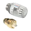 Produktbild: HEIMEIER Th.-Oberteil u. Thermostat-Kopf Retro S - Set DN 20