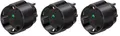 Produktbild: Brennenstuhl Reisestecker Adapter, Steckdosenadapter Reise (Für: USA Steckdose und Euro Stecker) Farbe: schwarz (3, Adapter USA)
