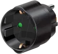 Produktbild: TRA JAP - Reiseadapter USA Steckdose und Euro Stecker schwarz