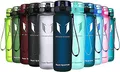 Produktbild: Super Sparrow Trinkflasche - Tritan Wasserflasche - 1000ml - BPA-frei - Ideale Sportflasche - Sport, Wasser, Fahrrad, Fitness, Uni, Outdoor - Leicht, Nachhaltig