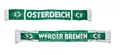 Produktbild: Werder Bremen SV Schal - Erfolge - grün/weiß Fanschal scarf - Plus Lesezeichen I love Bremen