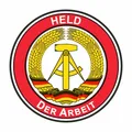 Produktbild: Aufkleber Held der Arbeit Ø 60 mm   Sticker Tattoo Auto Fun