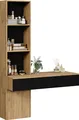 Produktbild: Schminktisch Vicco Melora Eiche/Schwarz 100 cm, Model 57982