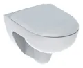 Produktbild: Geberit Renova Wand-WC Set Tiefspüler Rimfree mit WC-Sitz - Weiß - 500801001