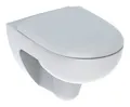 Produktbild: Geberit Renova Wand-WC Set Tiefspüler Rimfree mit WC-Sitz - Weiß - 500801001