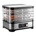 Produktbild: KLAMER Dörrautomat, 400W Dörrautomat Edelstahl mit 5 Einlegefächern und 24h-T…