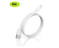 Produktbild: Ventarent Ladekabel passt für iPhone 6 7 8 11 12 13 14 X Xs Xr Pro Max Plus Mini Smartphone-Kabel, Lightning, USB-A (200 cm), 2 Meter Ladekabel