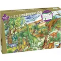 Produktbild: Djeco Puzzle Dinosaurier 100 Teile (inkl. Büchlein) (100 Teile) (5407424)