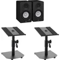 Produktbild: Yamaha HS3 BL Studiomonitor Tischstativ Set | Neu