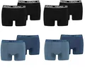 Produktbild: HEAD Herren Boxershorts Unterwäsche 8P (Black/Blue Heaven, XL), 701202741 8P