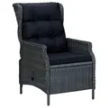 Produktbild: Gartensessel Polyrattan Loungesessel Gartenstuhl mit Hocker Tisch 9 Größe DE