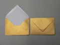 Produktbild: Blanke Briefhüllen Briefumschlag Briefumschläge 81x114mm (DIN C7) 100g/qm gummiert VE=100 Stück gold.