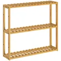 Produktbild: DeubaXXL DE Wandregal Bambus 54x60x15cm 107932