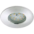 Produktbild: Briloner Leuchten LED Einbauleuchte, Einbaustrahler, LED Strahler, Spots, Deckenstrahler, Deckenspot, Lampen Wohnzimmer, einbaustrahler 230v, Deckeneinbauleuchten, 5 Watt, 400 Lumen, chrom