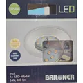 Produktbild: Briloner LED Einbauleuchte, Ø 7,5 CM, chrom, 400 Lumen, 5,0W, Warmweiß, IP44