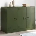 Produktbild: Sideboard Olivgrün 99x39x73 cm Stahl - Vidaxl