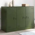 Produktbild: Sideboard Olivgrün 99x39x73 cm Stahl