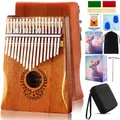 Produktbild: Kalimba 17 Schlüssel Daumenklavier - Tragbares Finger Piano Mbira Professione...