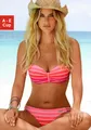Produktbild: Bügel-Bandeau-Bikini im trendigen Streifen-Look, Gr. 36 - Cup D, pink-gestreift Cup D