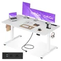 Produktbild: Höhenverstellbarer Schreibtisch, 160x80cm Elektrischer Schreibtisch mit Steck...