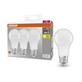 Produktbild: OSRAM LED-Lampe E27 8,5W 806lm Warmweiß 2700K 3er Pack A19 Energieeffizient OVP