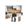 Produktbild: Vicco Regalunterschrank Küchenschrank Küchenmöbel Fame-Line Eiche Goldkraft 15 cm modern Küche Unterschrank Einbauküche Einlegeboden Küchenzeile Regal Aufbewahrung