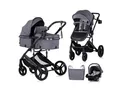 Produktbild: Chipolino Kombi-Kinderwagen Kinderwagen 3 in 1 Amore, Babyschale Adapter Wickeltasche Fußabdeckung