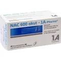 Produktbild: NAC 600 akut-1A Pharma Brausetabletten 20 St. PZN 00562761