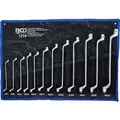 Produktbild: Doppelringschlüsselsatz - 12-tlg - 6x7-27x32mm - doppelt gerkröpft - in Tetron-R