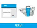 Produktbild: Fervi 0476 Serie 12 Ring Maul Schlüsseln Stern Retorte 6x7 - 30x32
