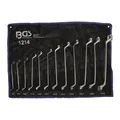 Produktbild: BGS-1214 Doppel Ringschlüssel-Satz 6x7-30x32 mm 12-tlg gekröpft Schraubenschlüss