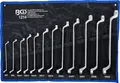 Produktbild: BGS 1214 Doppel-Ringschlüssel-Satz | gekröpft | SW 6 x 7 - 30 x 32 mm | 12-tlg.