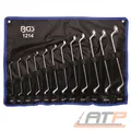 Produktbild: BGS DOPPELRINGSCHLÜSSEL-SATZ 12 TLG SCHRAUBENSCHLÜSSEL SET GEKRÖPFT 6X7 - 30X32