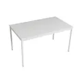 Produktbild: furni24 Schreibtisch-Stahl 120x80x75cm, Grau, TÜV/GS-Einfache Montage, Arbeitstisch, Bürotisch, Küchentisch, Esstisch, Druckertisch Büro-Möbel Arbeitszimmer Computertisch Gaming-Tisch Mehrzwecktisch