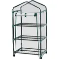 Produktbild: tectake® Foliengewächshaus 0,36 m3, auf Rollen 69 x 49 x 133 cm - Transparent