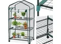 Produktbild: tectake® Foliengewächshaus, 0,36 m³, auf Rollen, UV-beständig, 69 x 49 x 133 cm
