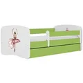 Produktbild: Raumhirsch Furniture Kinderbett, Grün, Holzwerkstoff, 1-Sitzer, 1 Schubladen, Rechteckig, 80x180 cm, FSC 100%, Kinder- & Jugendzimmer, Kindermöbel, Kinderbetten, Kindereinzelbetten