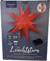 Produktbild: Firenze LED-Stern, 15 LEDs, 35 cm, Outdoor, faltbar, rot NEU