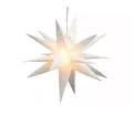 Produktbild: Firenze LED-Stern Outdoor / Indoor 15 LEDs 35 cm Timerfunktion faltbar weiß