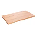 Produktbild: vidaXL Waschtischplatte, Tischplatte Hellbraun 100x60x(2-4) cm Massivholz Behandelt