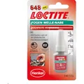 Produktbild: LOCTITE 648, hochfester Kleber für zylindrische Fügeteile, Flüssigkleber für aktive und passive Metalle wie Baustahl, temperatur- und ölbeständiger Metallkleber, 1x10ml