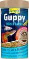 Produktbild: Tetra Guppy Mini Flakes - Fischfutter für alle Guppys, feines Flockenfutter für eine ausgewogene und nährstoffreiche Ernährung, 250 ml Dose
