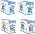 Produktbild: Royal Canin Mini Puppy | 4er Pack | 4 x 12 x 85 g | Nassfutter für kleine Hundewelpen | Bis zum 10. Lebensmonat | Feine Stückchen in Soße | Weiche Textur für die Milchzähne