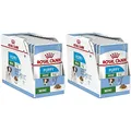 Produktbild: ROYAL CANIN Mini Puppy | Doppelpack | 2 x 12 x 85 g | Nassfutter für kleine Hundewelpen | Bis zum 10. Lebensmonat | Feine Stückchen in Soße | Weiche Textur für die Milchzähne
