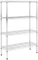Produktbild: AmazonBasics Regal mit 4 Regalen, bis 160 kg, chromfarben