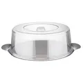 Produktbild: APS Tortenplatte mit Haube transparent/silber 30,0 cm