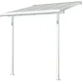 Produktbild: Chalet&jardin - Palram-canopia Aluminium Terrassenüberdachung Mit Doppelstegplatten 'sierra', Weiß, 230 X 230 Cm