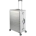Produktbild: Aluminium Koffer Trolley mit 4 Rollen Alu-Reise-Koffer Vol.102L L-75cm Silber - Silber/Rot/Grau/Schwarz
