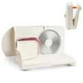 Produktbild: VEVOR Allesschneider Fleischschneider 180 W elektrische Aufschnittmaschine mit 17 cm Klinge, Fleischschneidemaschine mit 0–15 mm einstellbarer Dicke, für gefrorenes Fleisch Schinken Prime Steak