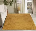 Produktbild: Serdim Rugs Shaggy-Teppiche für Wohnzimmer, Polypropylen, goldfarben, 120 x 170 cm